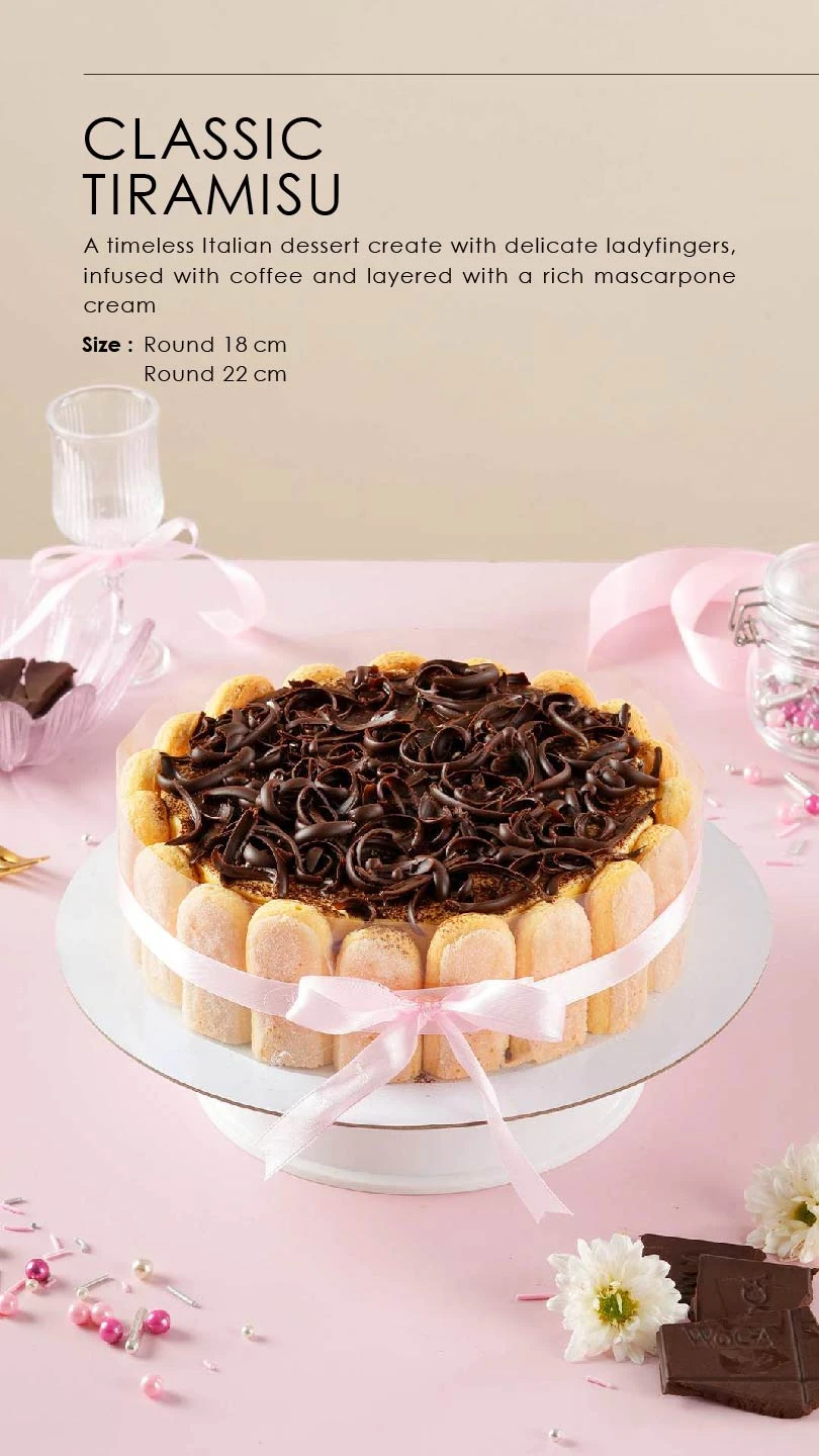 menu Classic Tiramisu