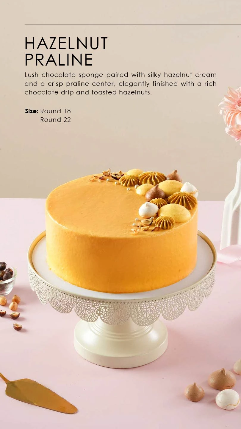 menu Hazelnut Praline
